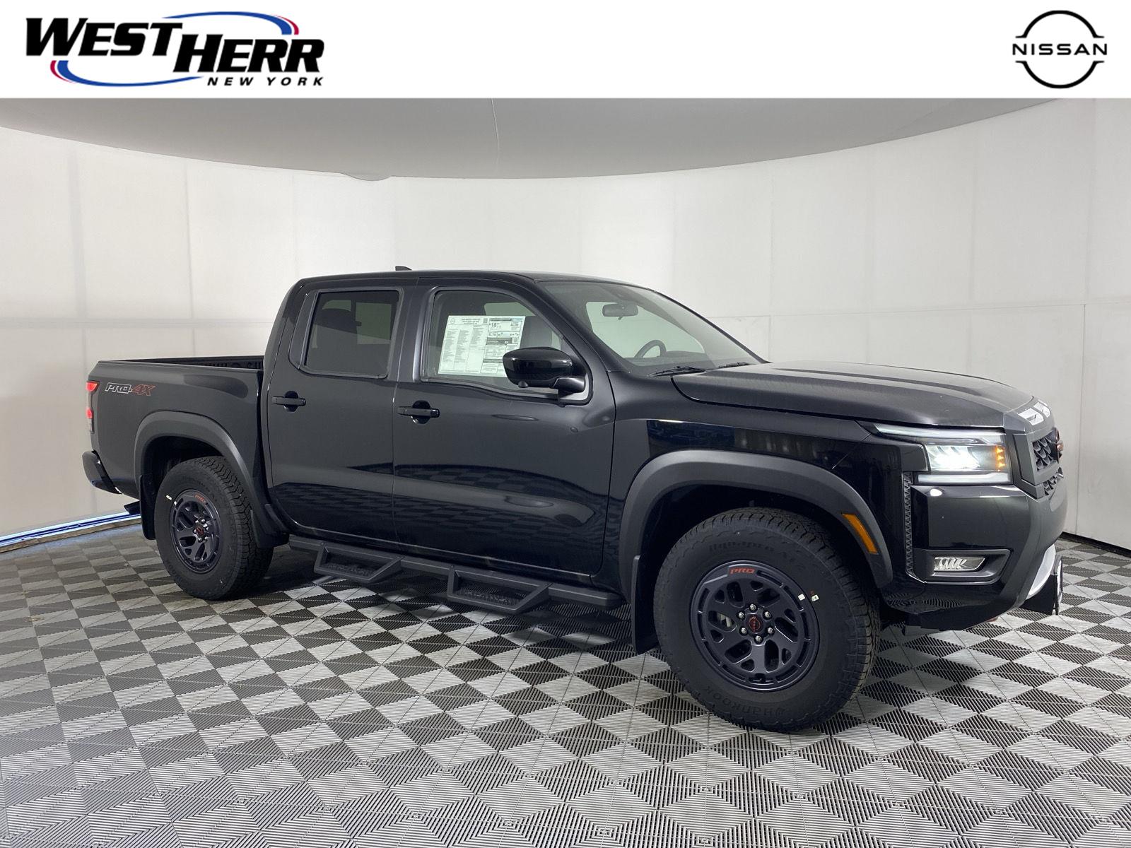Super Black 2026 Nissan Frontier Pickup Truck Four-Wheel Drive 9-Speed Automatic