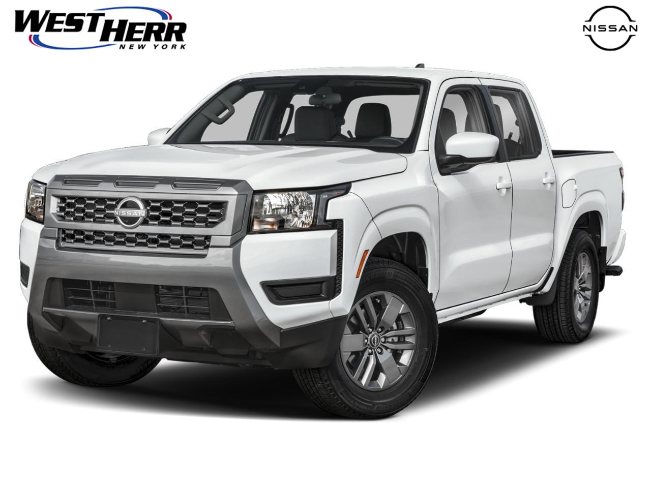 Glacier White 2026 Nissan Frontier Pickup Truck Four-Wheel Drive Automatic