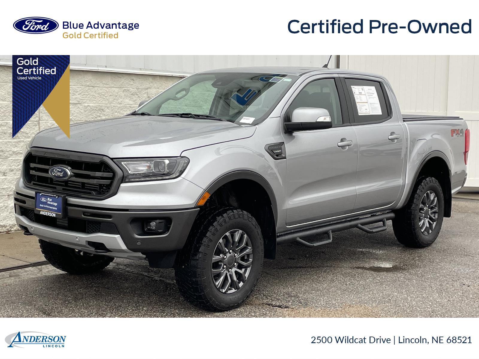 Used 2021 Ford Ranger Lariat Crew Cab Truck for sale in Lincoln NE