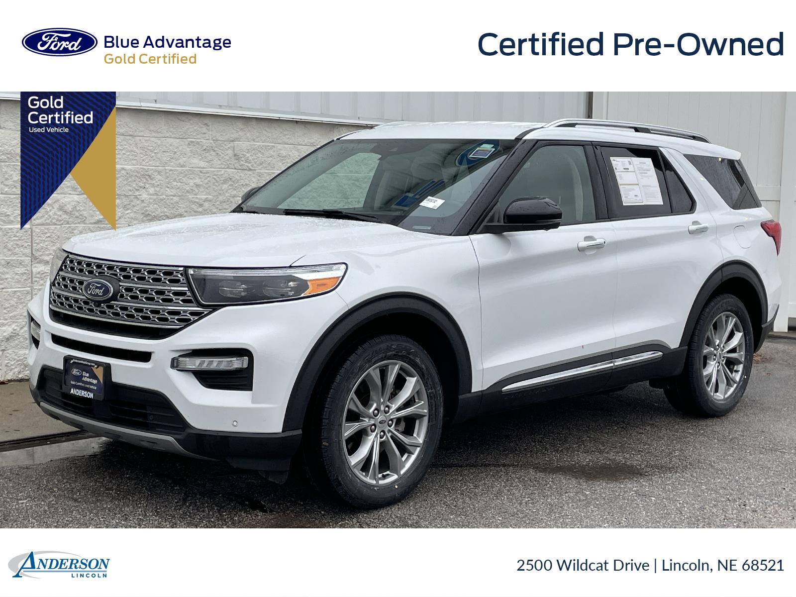 Used 2021 Ford Explorer Limited SUV for sale in Lincoln NE