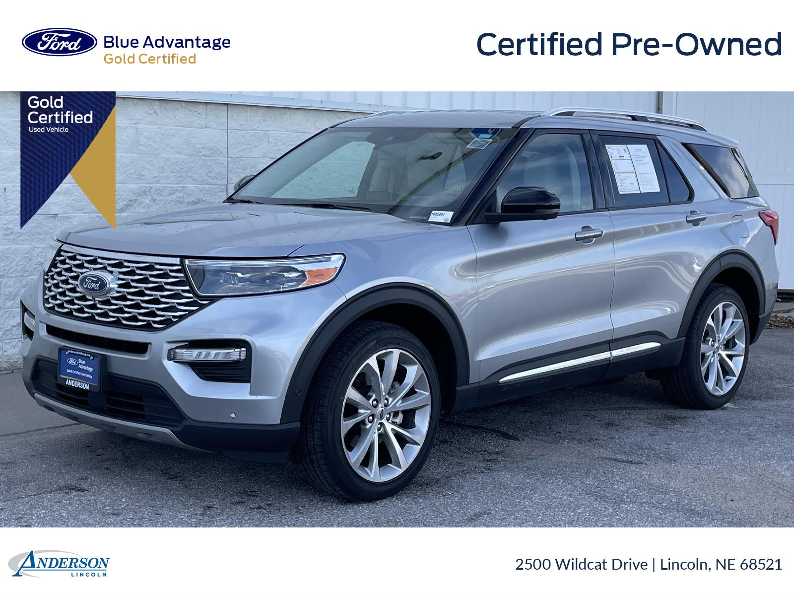 Used 2021 Ford Explorer Platinum SUV for sale in Lincoln NE