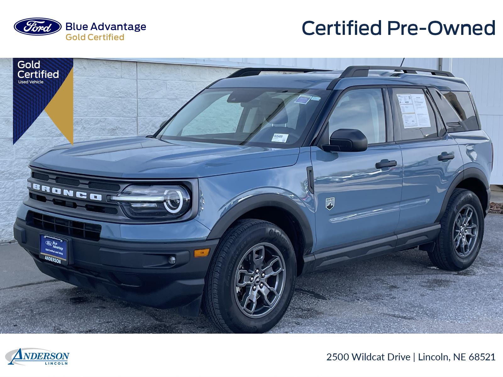 Used 2022 Ford Bronco Sport Big Bend SUV for sale in Lincoln NE