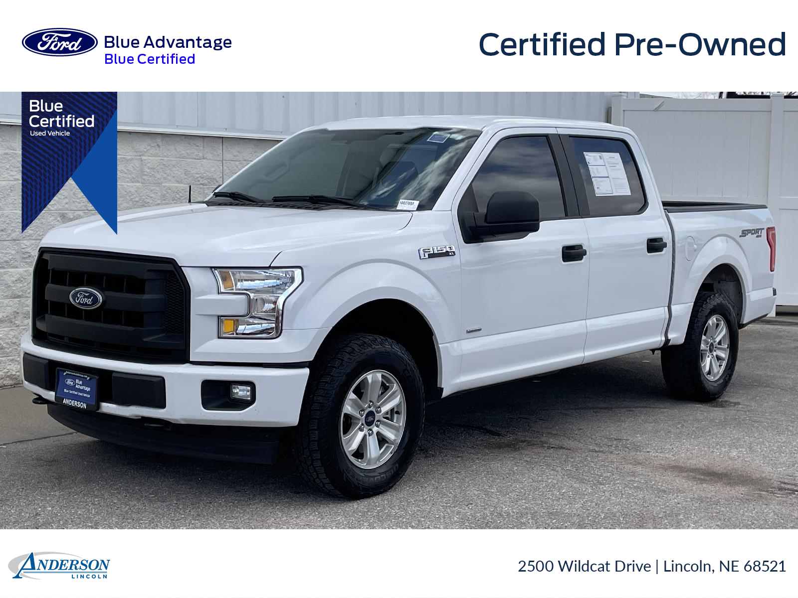 Used 2017 Ford F-150 XL Crew Cab Truck for sale in Lincoln NE