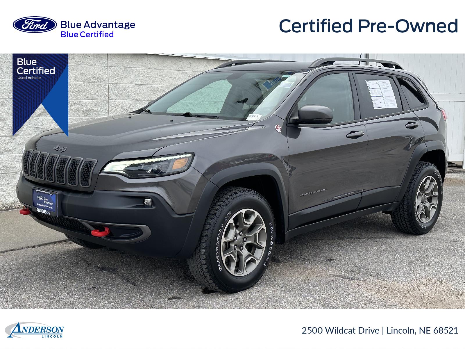 Used 2020 Jeep Cherokee Trailhawk SUV for sale in Lincoln NE