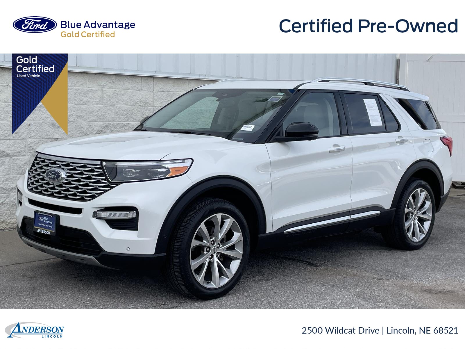 Used 2021 Ford Explorer Platinum SUV for sale in Lincoln NE