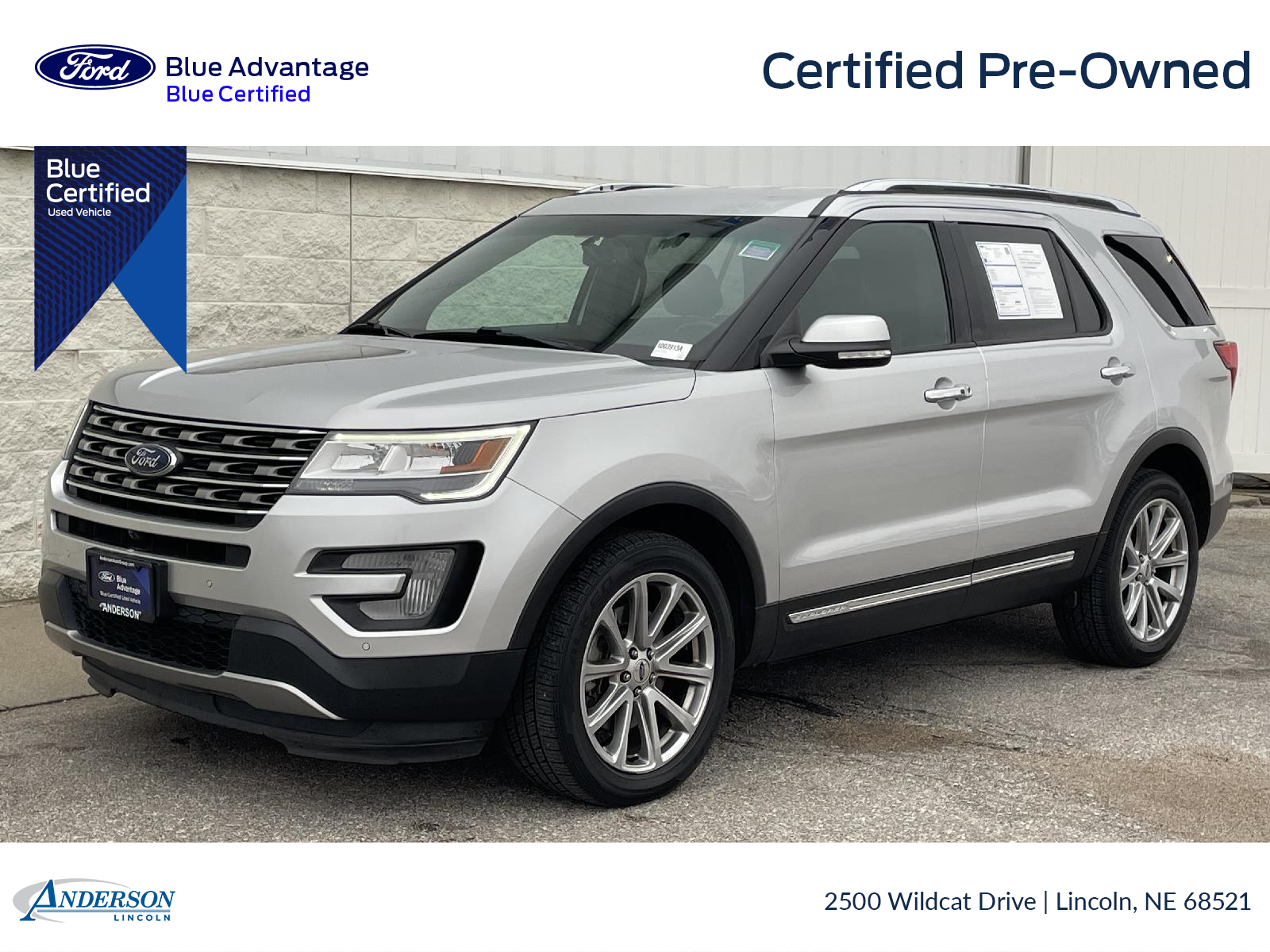 Used 2017 Ford Explorer Limited Stock: 1003913A