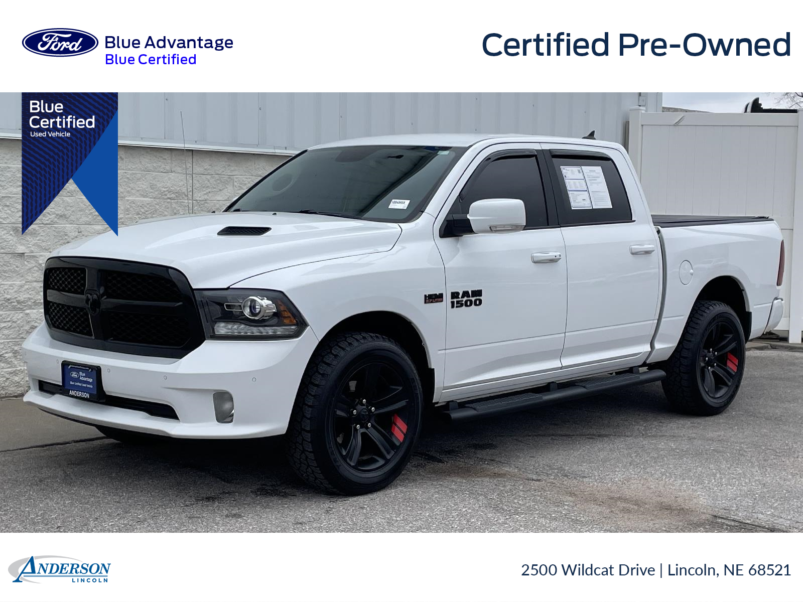 Used 2017 Ram 1500 Night Stock: 1004468A