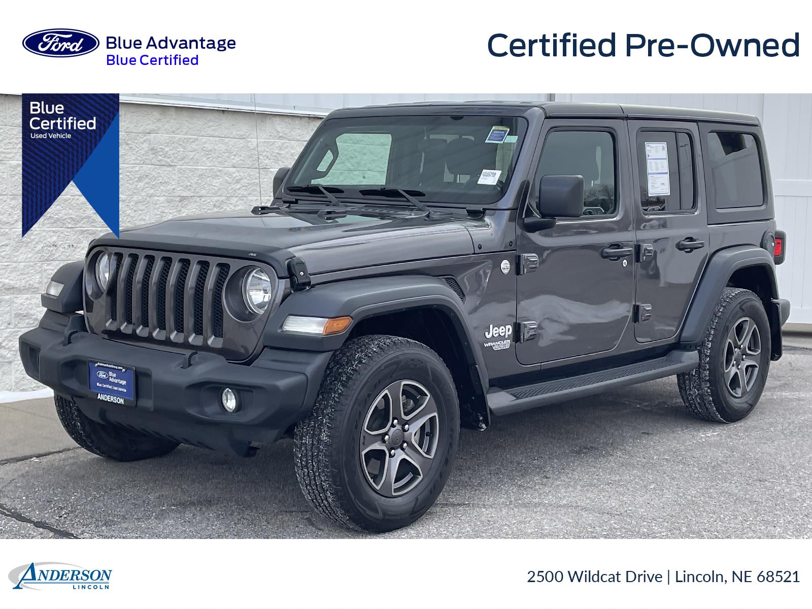 Used 2018 Jeep Wrangler Unlimited Sport S SUV for sale in Lincoln NE