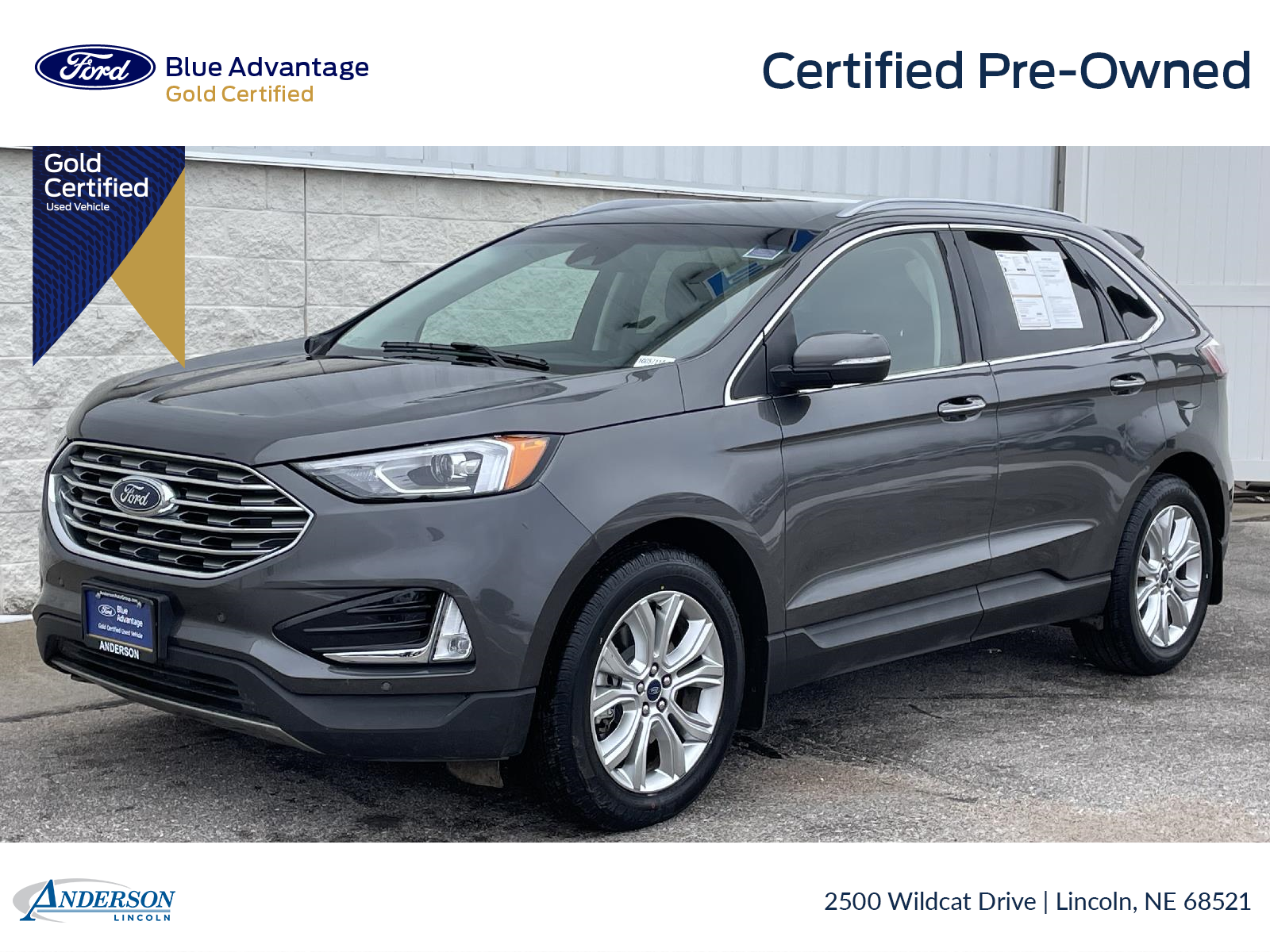 Used 2020 Ford Edge Titanium SUV for sale in Lincoln NE