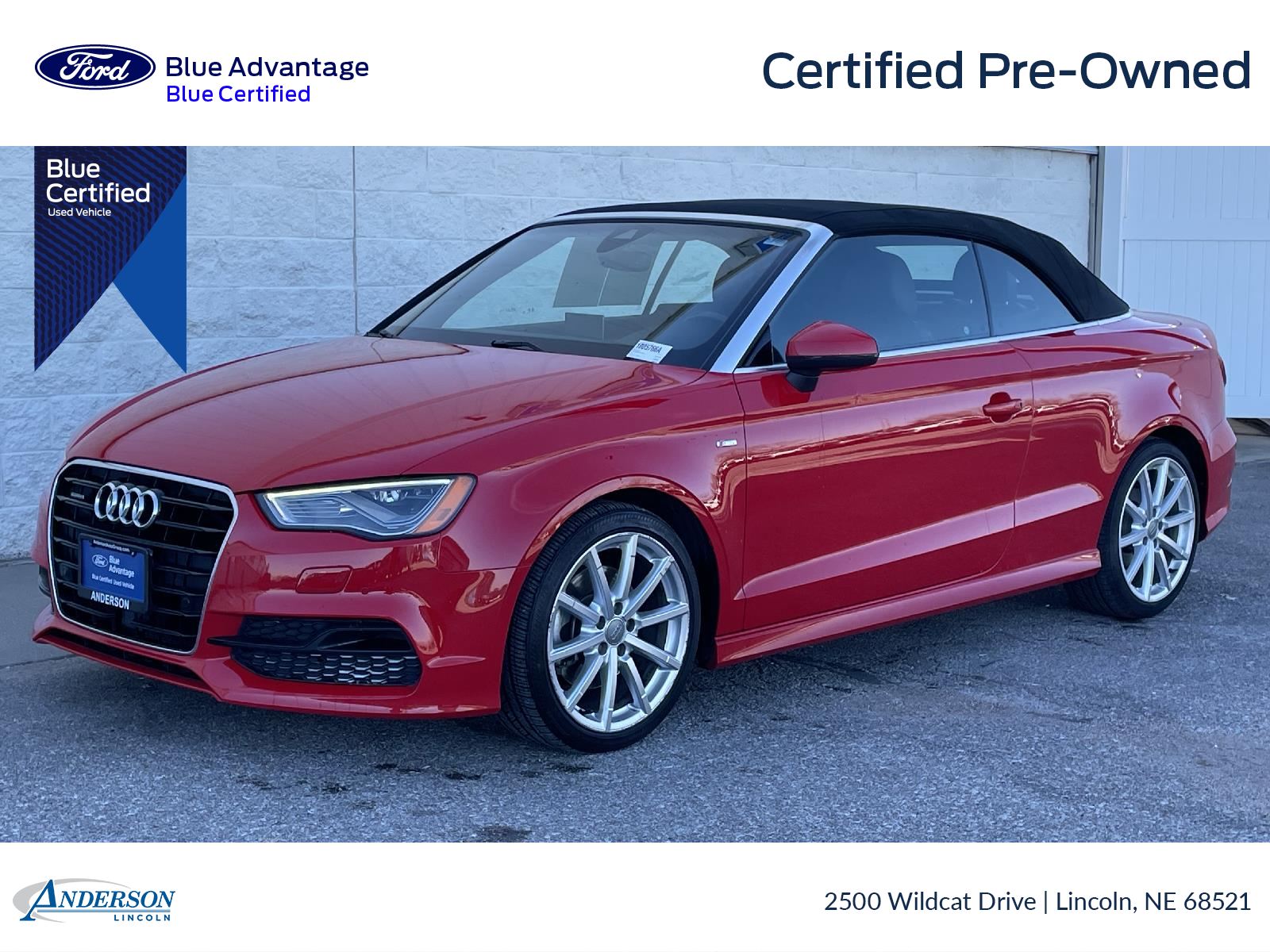 Used 2016 Audi A3 2.0T Prestige quattro cabriolet for sale in Lincoln NE