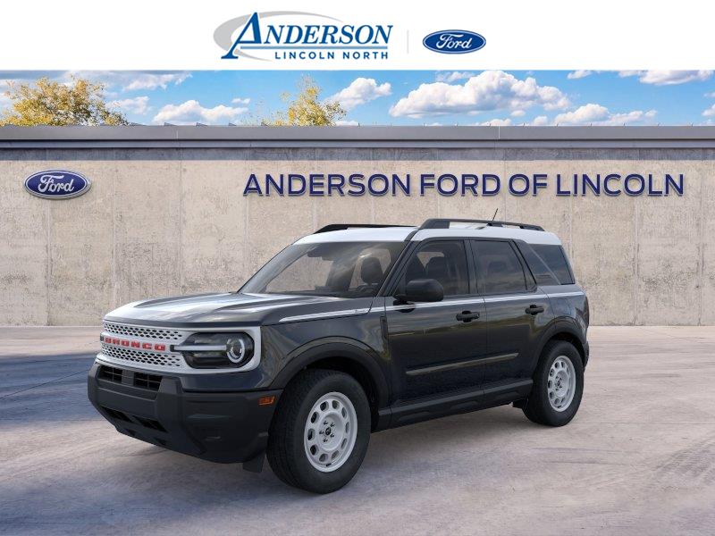 Shadow Black 2025 Ford Bronco Sport SUV / Crossover All-Wheel Drive 8-Speed Automatic