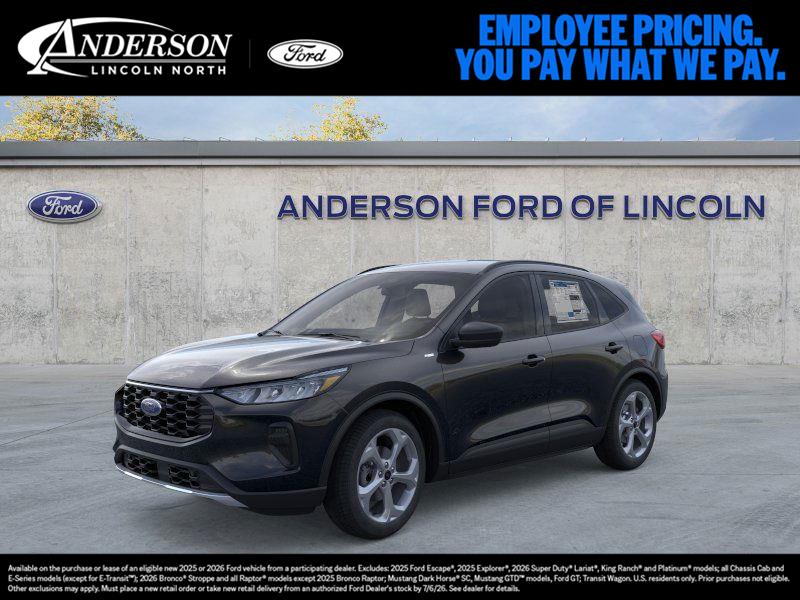 Agate Black Metallic 2026 Ford Escape ST-Line AWD SUV / Crossover All-Wheel Drive 8-Speed Automatic