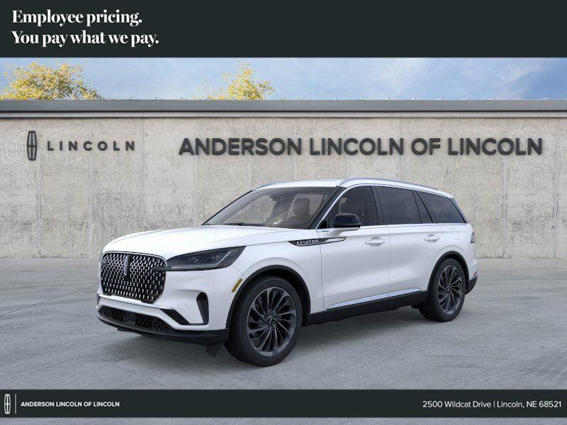 Pristine White Metallic Tri-Coat 2025 Lincoln Aviator Reserve AWD SUV / Crossover All-Wheel Drive Automatic