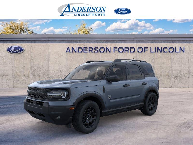 Blue (Azure Gray Metallic Tri-Coat) 2025 Ford Bronco Sport SUV / Crossover All-Wheel Drive 8-Speed Automatic