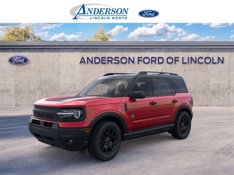 Ruby Red Metallic Tinted Clearcoat 2025 Ford Bronco Sport SUV / Crossover All-Wheel Drive 8-Speed Automatic