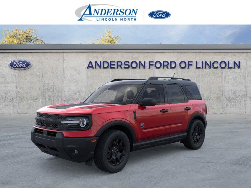 Ruby Red Metallic Tinted Clearcoat 2025 Ford Bronco Sport SUV / Crossover All-Wheel Drive 8-Speed Automatic