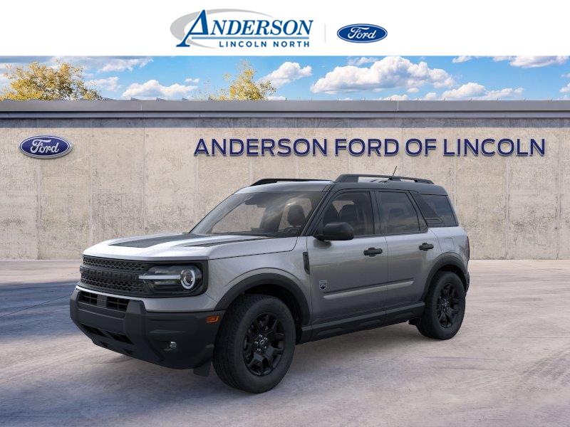 Carbonized Gray Metallic 2025 Ford Bronco Sport SUV / Crossover All-Wheel Drive 8-Speed Automatic