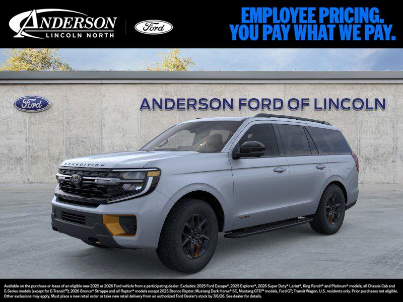 Glacier Gray Metallic Tri-Coat 2025 Ford Expedition Tremor 4WD SUV / Crossover Four-Wheel Drive Automatic