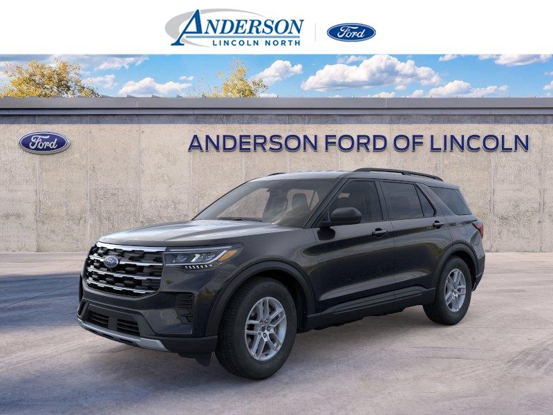 Agate Black Metallic 2026 Ford Explorer SUV / Crossover All-Wheel Drive Automatic