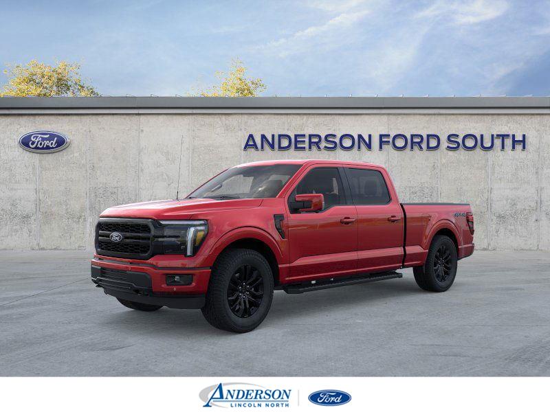 Ruby Red Metallic Tinted Clearcoat 2026 Ford F-150 Lariat SuperCrew 4WD Pickup Truck Four-Wheel Drive Automatic