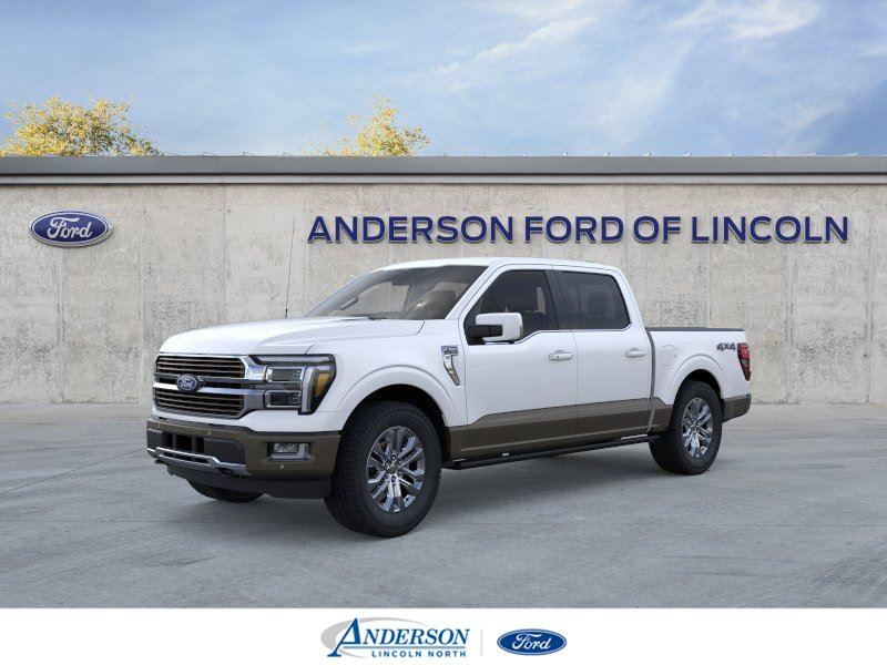 Star White Metallic Tri-Coat/Marsh Gray 2026 Ford F-150 King Ranch SuperCrew 4WD Pickup Truck Four-Wheel Drive Automatic