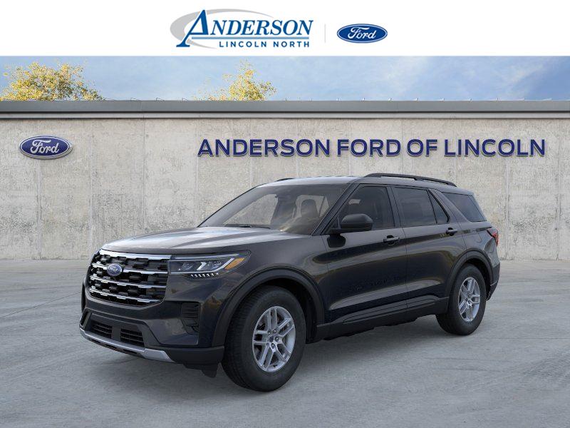 Agate Black Metallic 2026 Ford Explorer SUV / Crossover All-Wheel Drive Automatic