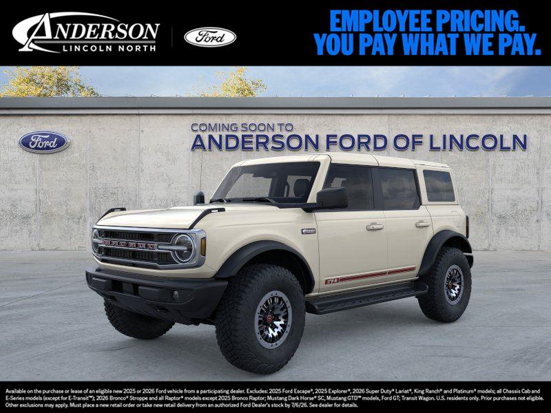 Wimbledon White 2026 Ford Bronco Outer Banks 4-Door 4WD SUV / Crossover Four-Wheel Drive Automatic