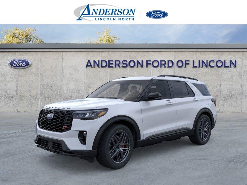 Space White Metallic 2026 Ford Explorer SUV / Crossover All-Wheel Drive Automatic