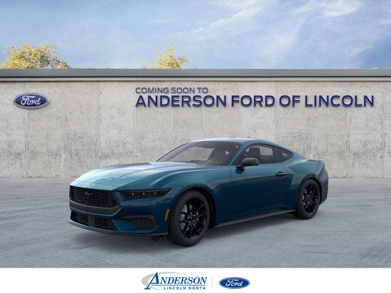 Adriatic Blue Metallic 2026 Ford Mustang Coupe Rear-Wheel Drive Automatic