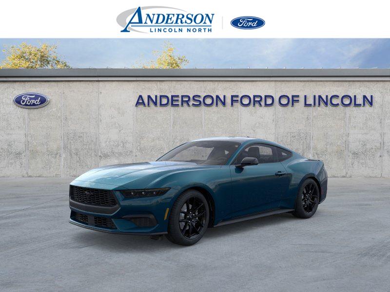 Adriatic Blue Metallic 2026 Ford Mustang Coupe Rear-Wheel Drive Automatic