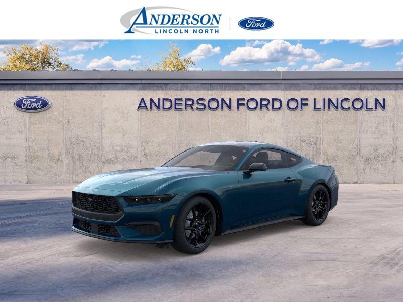 Adriatic Blue Metallic 2026 Ford Mustang Coupe Rear-Wheel Drive Automatic