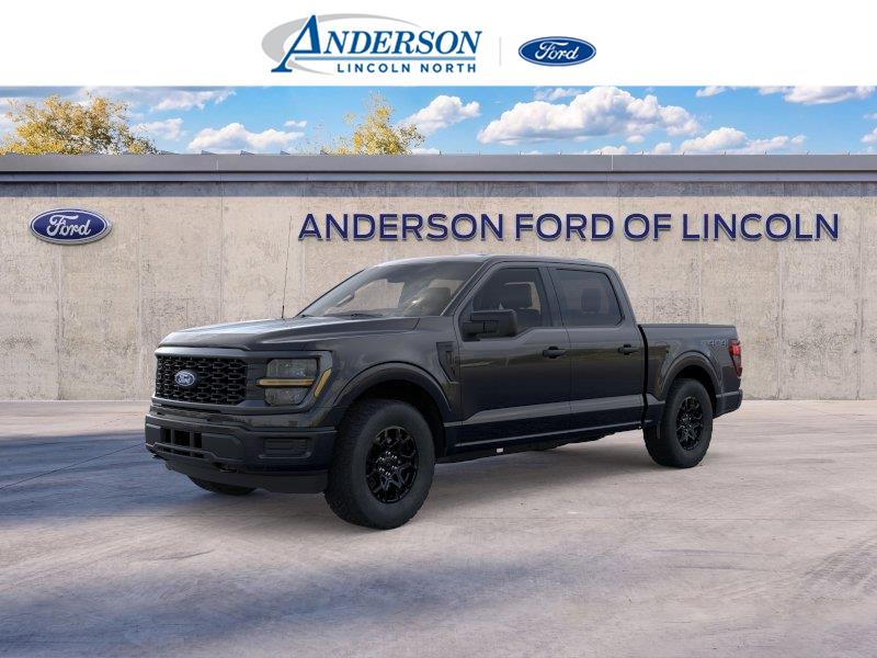 Agate Black Metallic 2026 Ford F-150 Pickup Truck Four-Wheel Drive Automatic