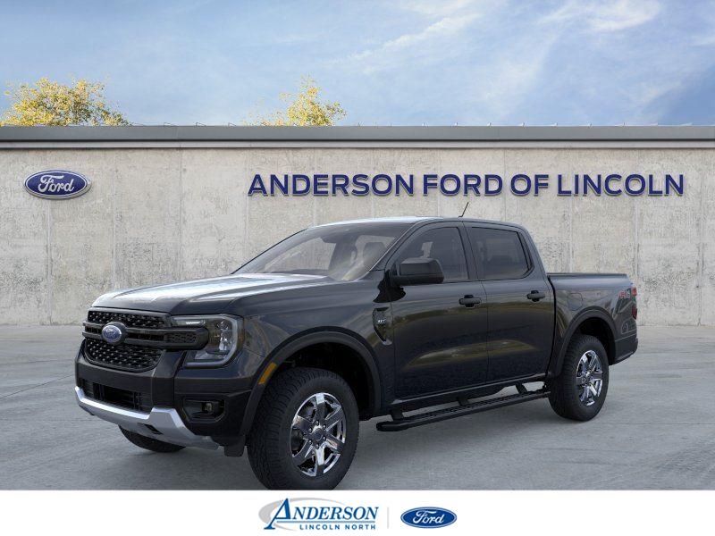 Shadow Black 2026 Ford Ranger Pickup Truck Four-Wheel Drive Automatic