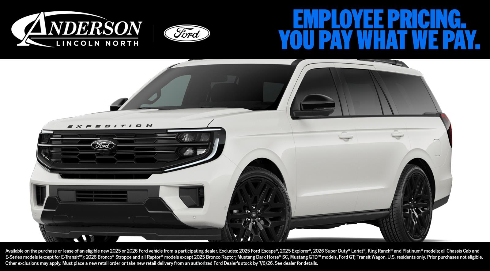 New 2026 Ford Expedition for sale in Lincoln NE