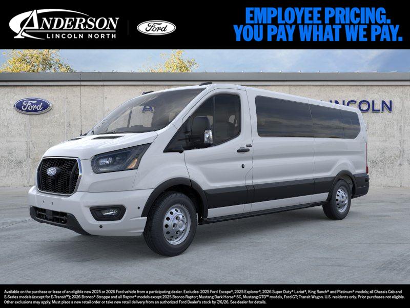 Oxford White 2026 Ford Transit Passenger Van All-Wheel Drive