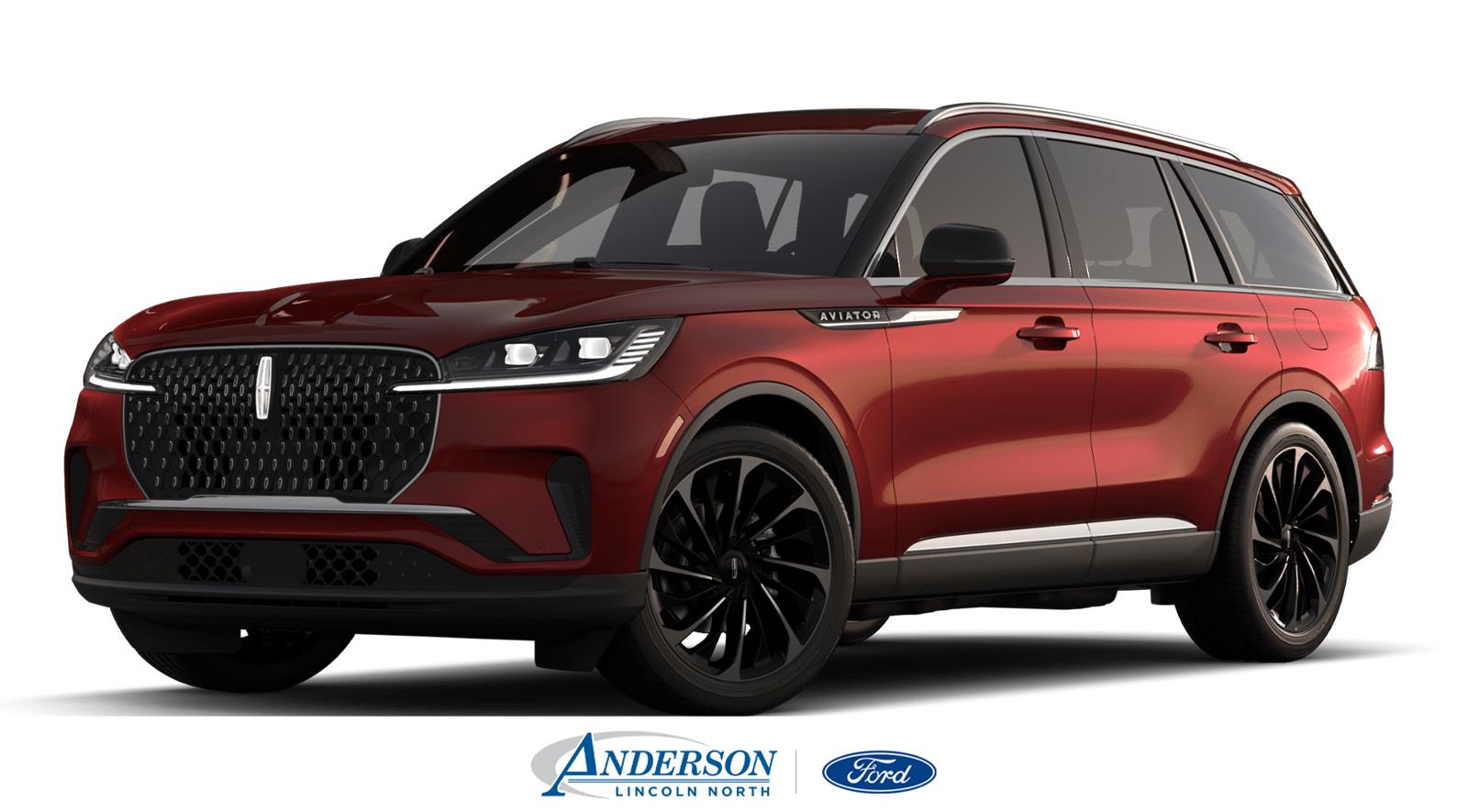 Red Carpet Metallic Tinted Clearcoat 2026 Lincoln Aviator SUV / Crossover All-Wheel Drive Automatic