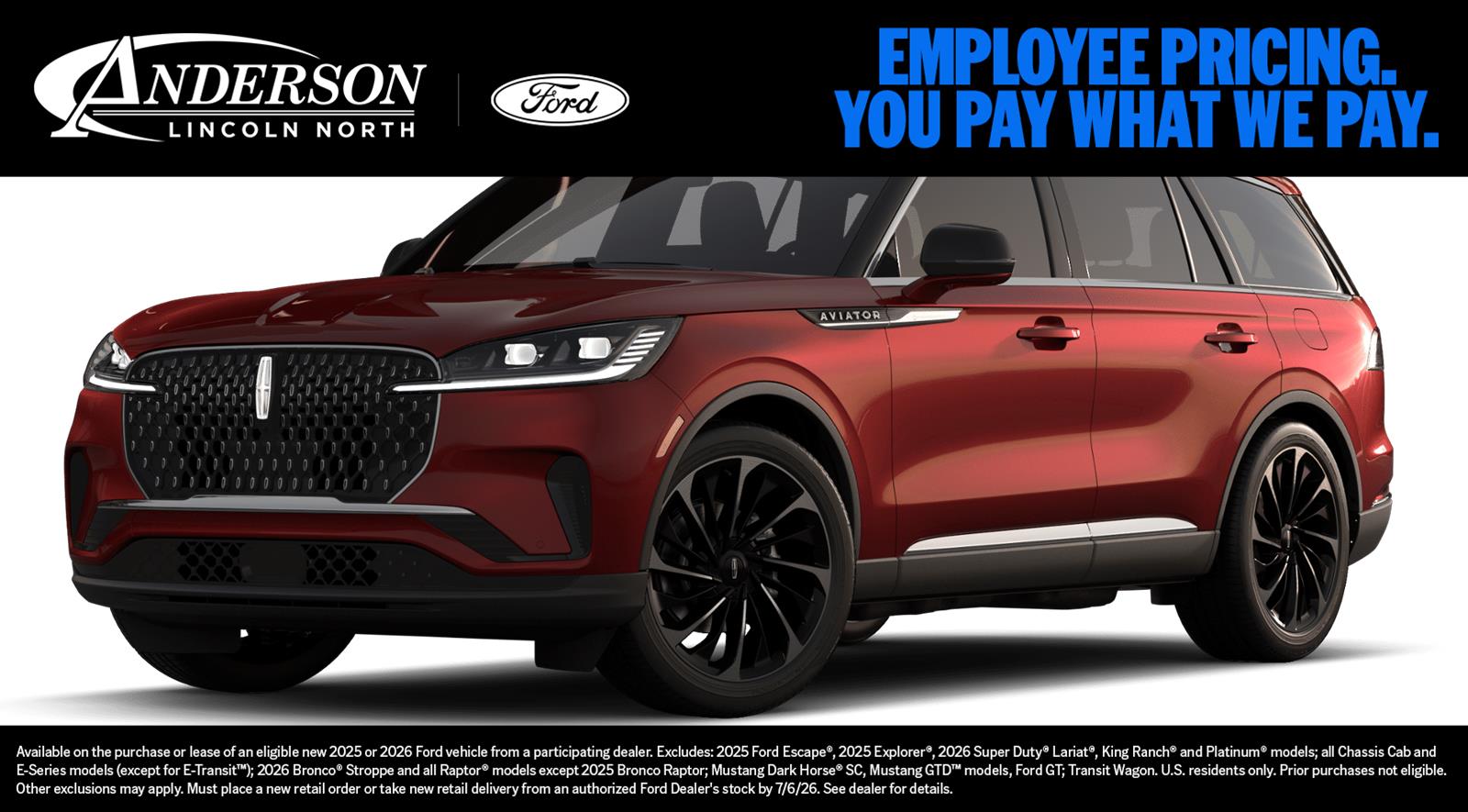 New 2026 Lincoln Aviator for sale in Lincoln NE