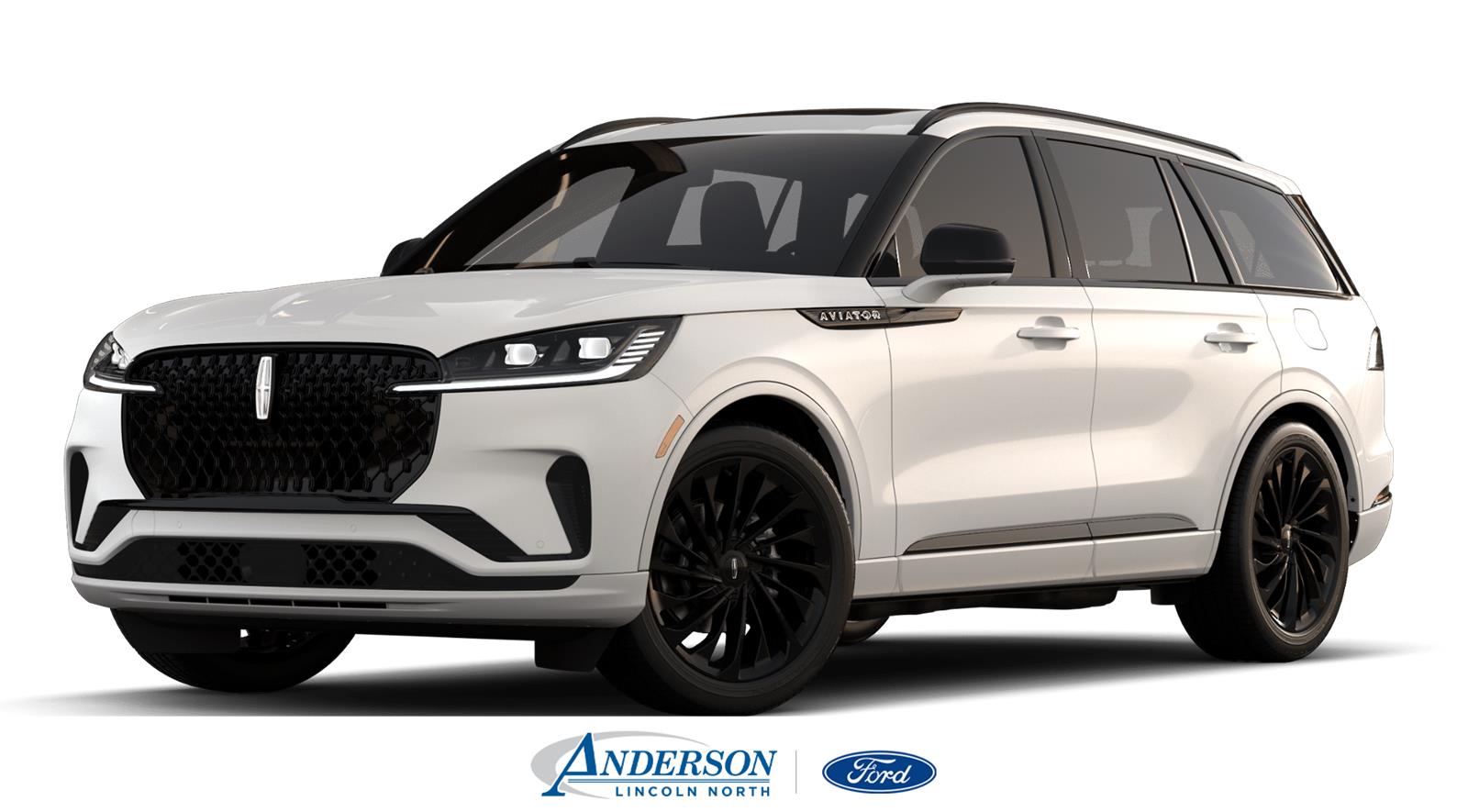 Pristine White Metallic Tri-Coat 2026 Lincoln Aviator SUV / Crossover All-Wheel Drive Automatic