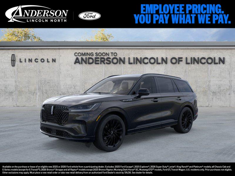 Infinite Black Metallic Clearcoat 2026 Lincoln Aviator SUV / Crossover All-Wheel Drive Automatic