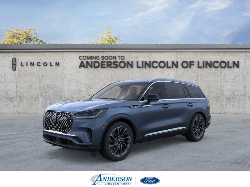 Whisper Blue Metallic Clearcoat 2026 Lincoln Aviator SUV / Crossover All-Wheel Drive Automatic