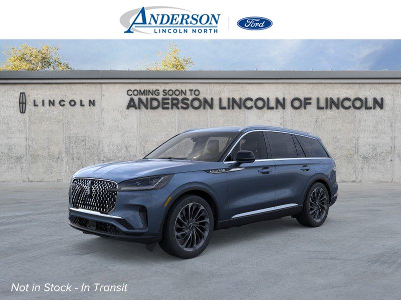Whisper Blue Metallic Clearcoat 2026 Lincoln Aviator SUV / Crossover All-Wheel Drive Automatic