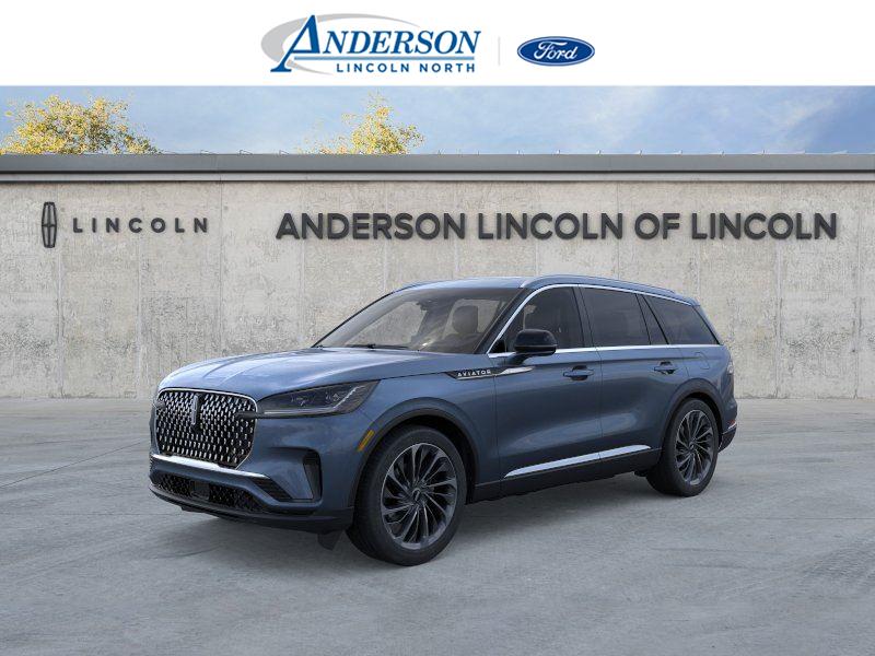 Whisper Blue Metallic Clearcoat 2026 Lincoln Aviator SUV / Crossover All-Wheel Drive Automatic