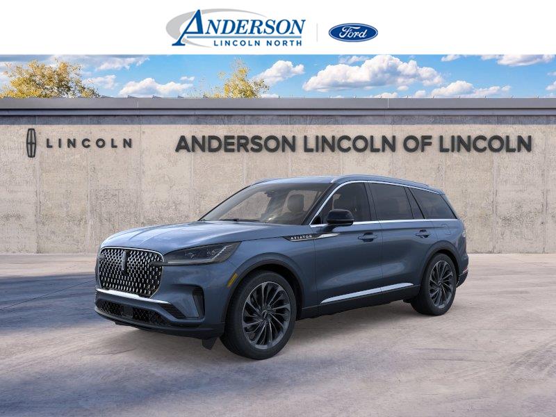 Whisper Blue Metallic Clearcoat 2026 Lincoln Aviator SUV / Crossover All-Wheel Drive Automatic