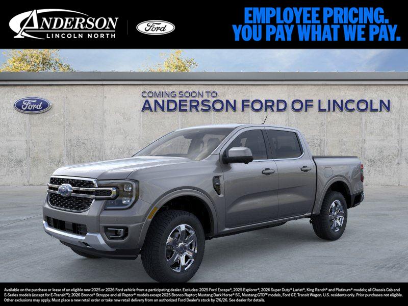 Carbonized Gray Metallic 2026 Ford Ranger Pickup Truck Four-Wheel Drive Automatic
