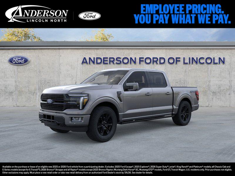 Carbonized Gray 2026 Ford F-150 Pickup Truck Four-Wheel Drive Automatic