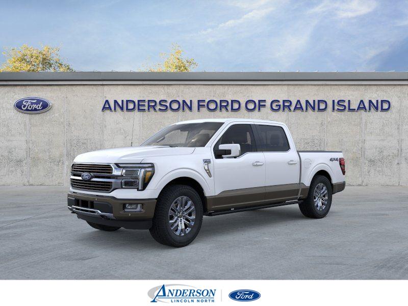 Star White Metallic Tri-Coat/Marsh Gray 2026 Ford F-150 Pickup Truck Four-Wheel Drive Automatic