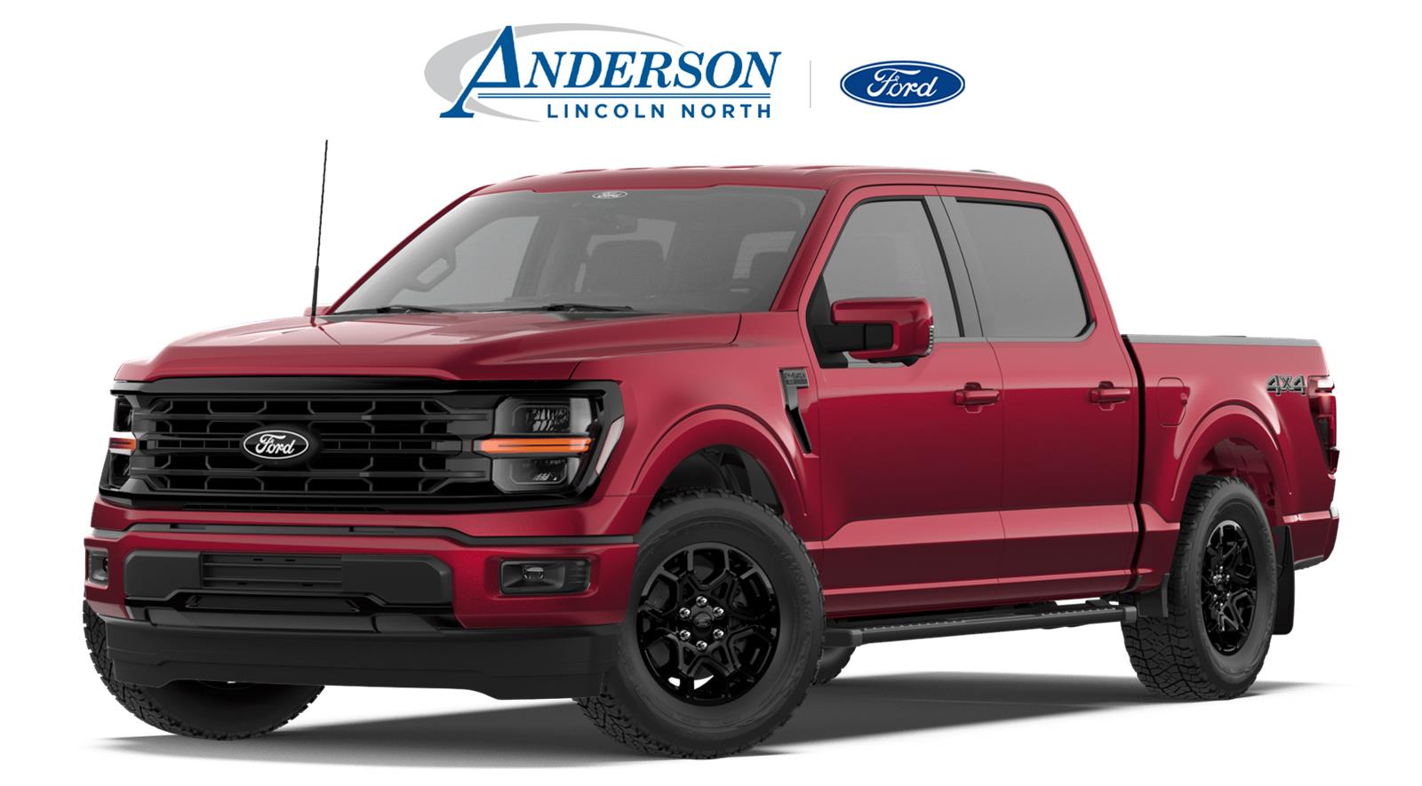Ruby Red Metallic Tinted Clearcoat 2026 Ford F-150 Pickup Truck Four-Wheel Drive Automatic