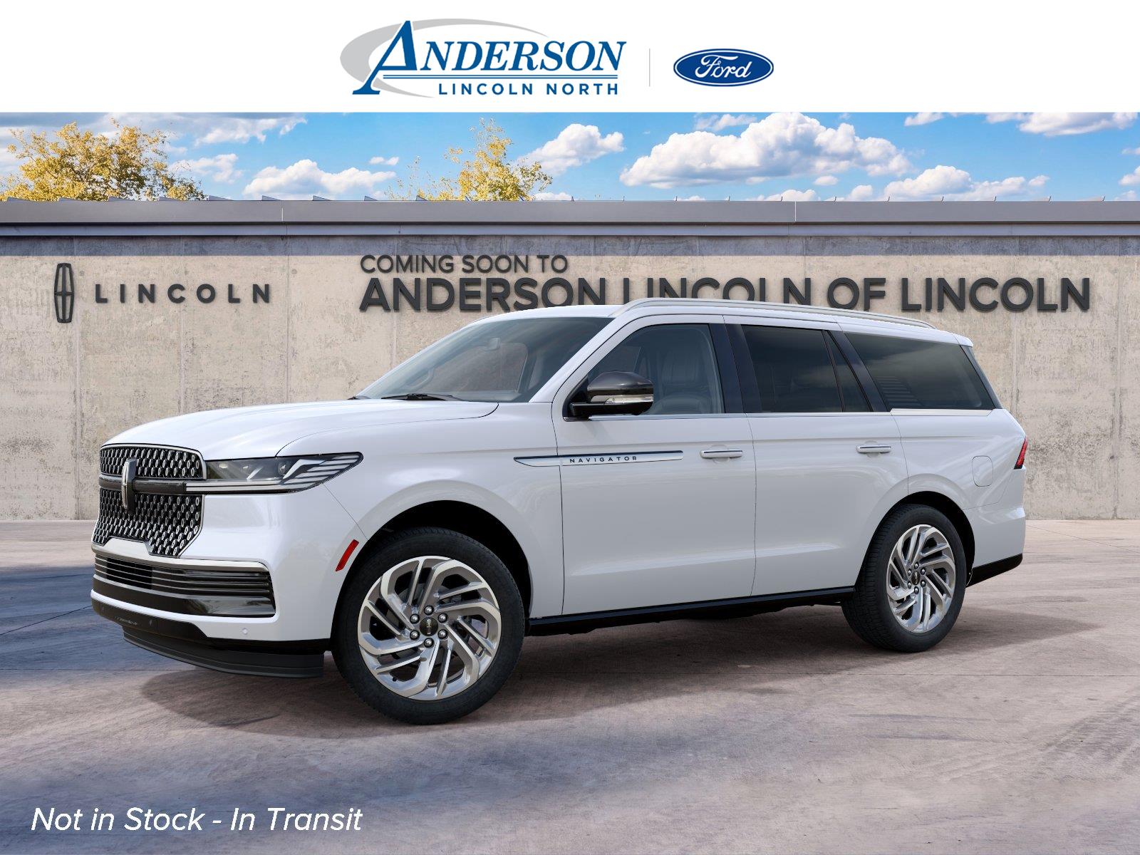 Pristine White Metallic Tri-Coat 2027 Lincoln Navigator SUV / Crossover Four-Wheel Drive Automatic