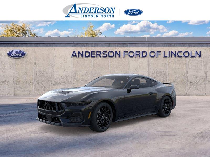 Shadow Black 2026 Ford Mustang Coupe Rear-Wheel Drive 6-Speed Manual