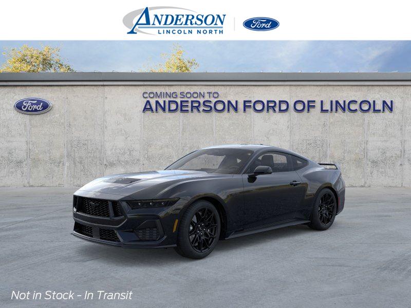 Shadow Black 2026 Ford Mustang Coupe Rear-Wheel Drive 6-Speed Manual